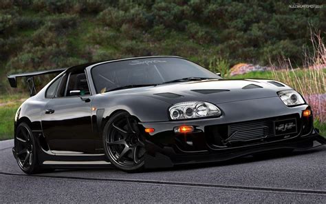 Toyota Supra Black Wallpaper Supra Mk3 4k Jdm Vehicle Mk4 1080p Colored