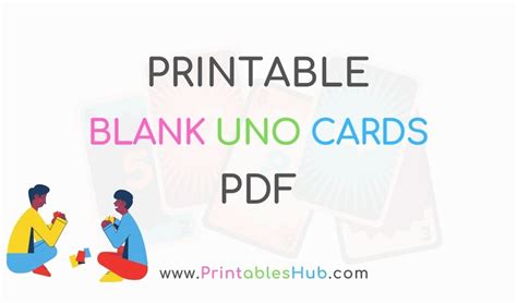 Free Printable Blank UNO Cards Template [PDF] - Printables Hub