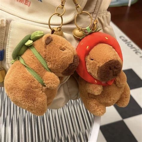 Jual K Gantungan Kunci Boneka Lucu Karakter Capybara Shopee Indonesia