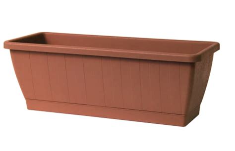 Cassetta Kezar Color Terracotta In Plastica Reciclata Greener Vivaio