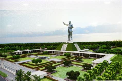 ft rs  cr worth ambedkar statue   ready  april  telugu
