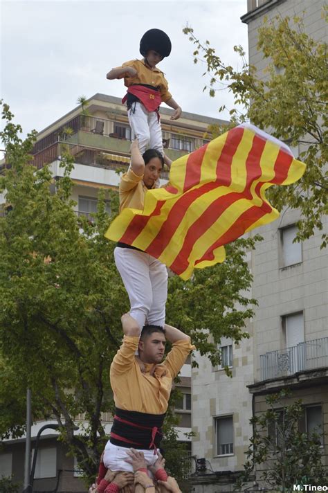 Onze De Setembre A Badalona Castellers D Esplugues A Flickr