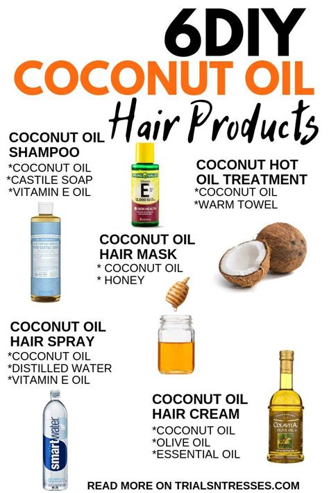 6 DIY Coconut Oil Hair Products Millennial In Debt Coconut Oil Diy