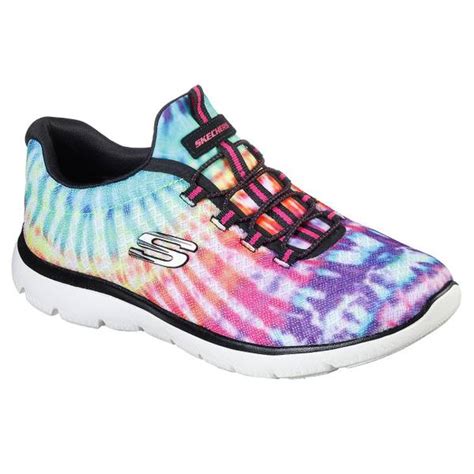 Skechers Women S Summits Tie Dye Shoes 149132 Bkmt 9 Blain S Farm And Fleet