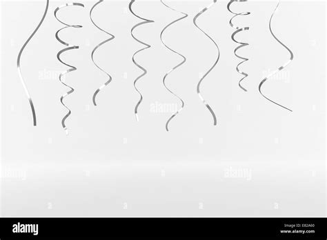 Streamers Vector Black And White