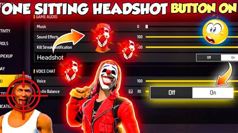 Free Fire Headshot Sitting 2023 🎯 Auto Headshot Setting Free Fire