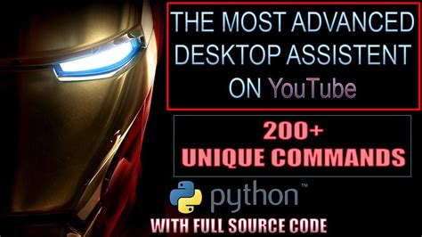 The Most Advanced Iron Man Jarvis Ai Desktop Voice Assistant Python