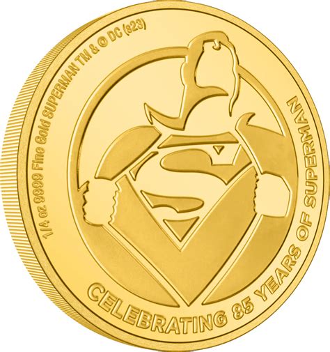 Gold Quarter Ounce 2023 Superman Anniversary, Coin from Niue - Online ...