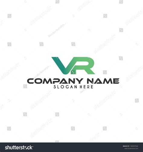 Letter Vr Logo Royalty Free Stock Vector Avopix