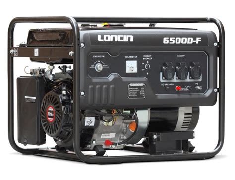 Generador a Gasolina Loncin LC 6500 DF 5 5 Kw Partida Eléctrica C