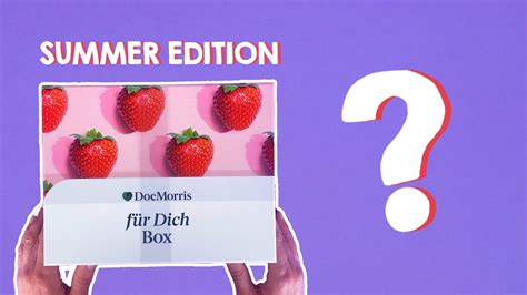 Docmorris F R Dich Box Apothekenbox Sommeredition Unboxing Youtube