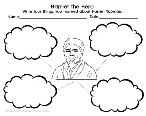 Free Coloring Pages Of Harriet Tubman