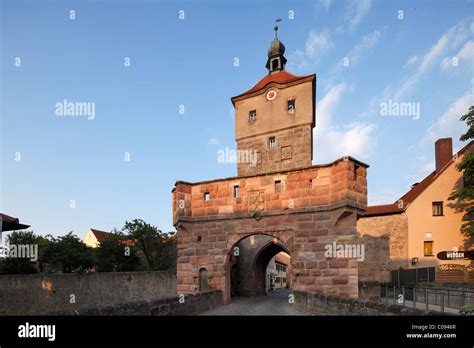 City Gate Wolframs Eschenbach Middle Franconia Franconia Bavaria