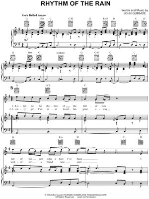 "Rhythm of the Rain" Sheet Music - 3 Arrangements Available Instantly ...