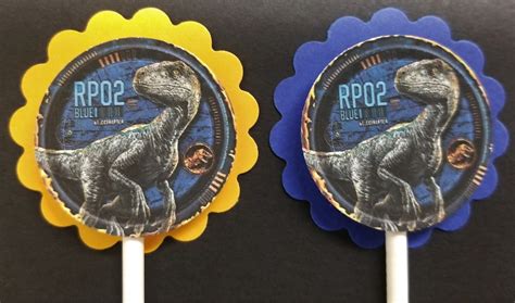 Jurassic World Cupcake Toppers Set Digital Etsy Festa 071