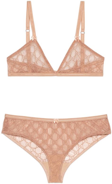 Gucci GG Tulle Lingerie Set ShopStyle Swimwear