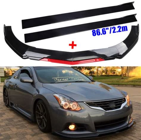 For Nissan Altima Front Bumper Lip Spoiler Splitter Body Kit