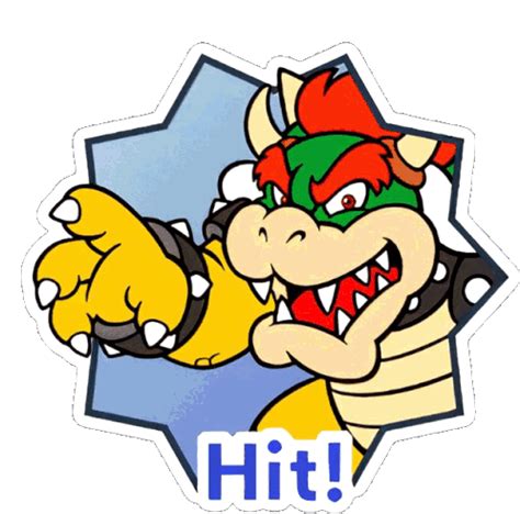 Bowser Hit Sticker Bowser Hit Mario Party Discover Share GIFs