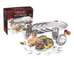 Stainless Steel Thali Set Vinod Stainless Steel Pcs Dinner Set