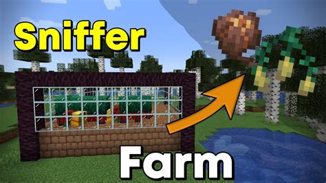 Minecraft Automatic Sniffer Farm Tutorial Youtube