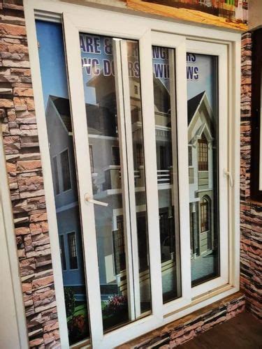 3 Track Upvc Glass Sliding Window At Rs 500sq Ft Unplasticized Polyvinyl Chloride Sliding