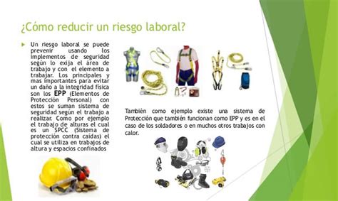 C Mo Reducir Los Riesgos Laborales