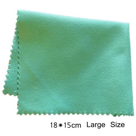 cm large size silver jewelry polishing cleaning wiping polish