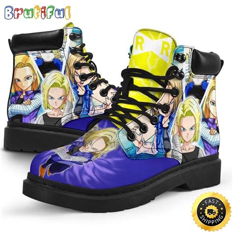 Android 18 Dragon Ball Boots Shoes Anime