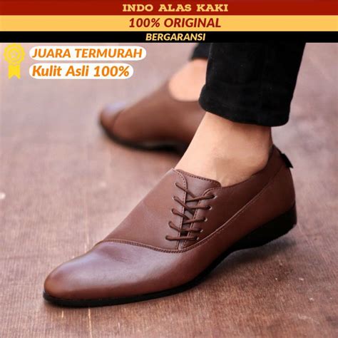 Jual SEPATU PANTOFEL RESMI KERJA DINAS PANTOPEL KULIT ASLI FANTOFEL