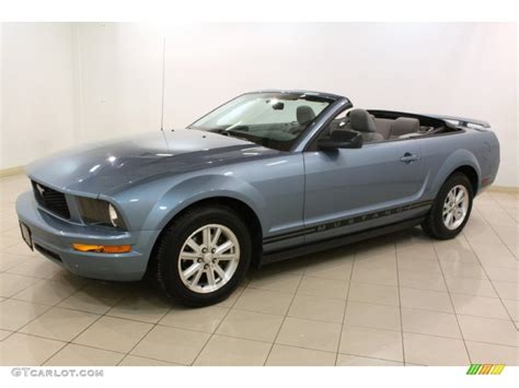 Windveil Blue Metallic 2007 Ford Mustang V6 Premium Convertible Exterior Photo 77959257