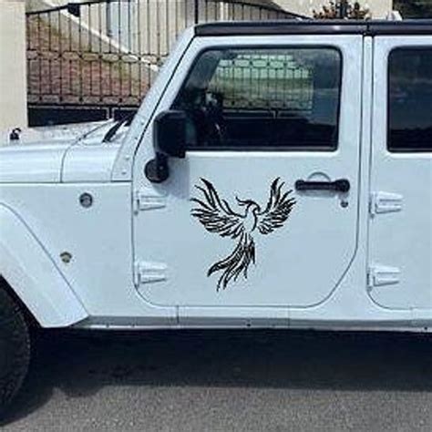 Phoenix Bird Car Decal - Etsy