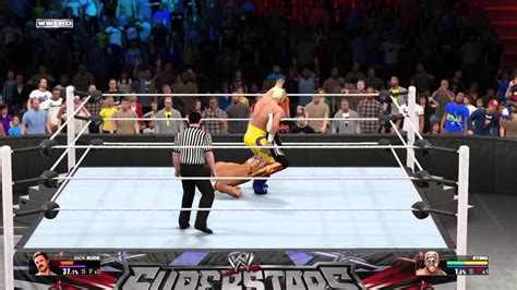 WWE 2K15 Classic Rick Rude Vs Sting Retro YouTube