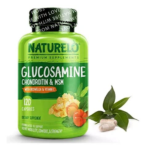 Naturelo Glucosamina Condroitina Msm Con Boswellia Y Vitamin Envío gratis