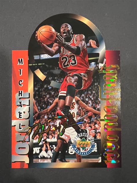 Michael Jordan / Shawn Kemp 1996-97 UDA Chicago Bulls Commemorative ...