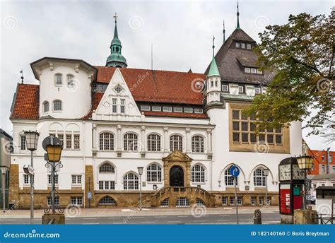 Building of Bomann Museum, Celle, Germany Editorial Image - Image of facade, historical: 182140160