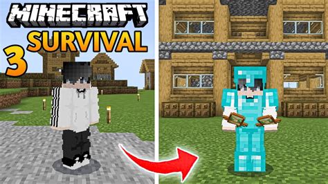 I Made A Full Diamond Armour In Minecraft Survival Youtube