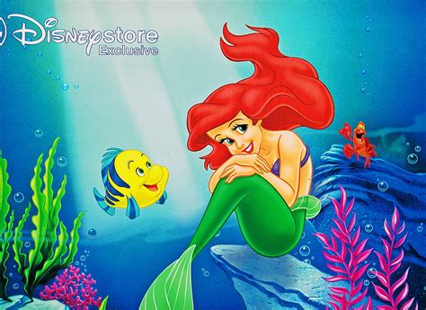 Flounder Little Mermaid Wallpaper