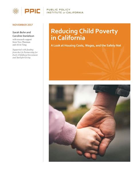 Pdf November Reducing Child Poverty · And Lower Housing Costs Could