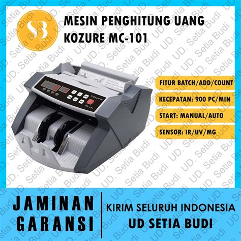 Jual Kozure MC 101 Mesin Hitung Uang Dan Detektor Uang Palsu Shopee