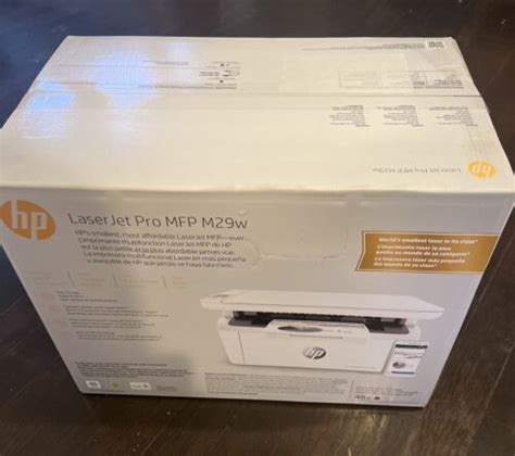 New Sealed Hp Laserjet Pro Mfp M29w Wireless All In One Laser Printer Y5s53a 192545432375 Ebay