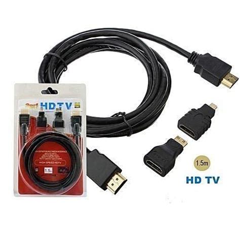 3 IN 1 HDTV CABLE 1.5M – Tayob Technologies