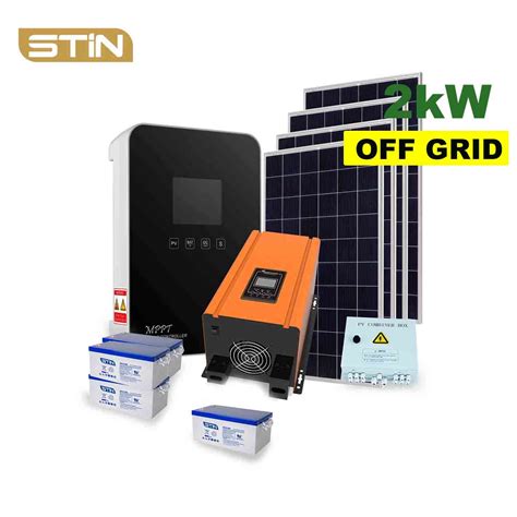 Complete Set Off Grid Solar Energy System Kw W Power Station Pv