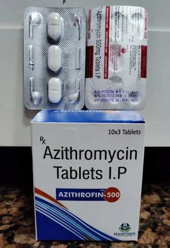 Azithromycin 500 Mg Tablets at Rs 1100/month | third party manufacturer ...