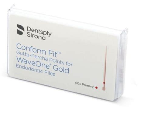 Dentsply B00WGGPF00SML Conform Fit WaveOne Gold Gutta Percha Points