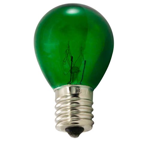 Green Light Bulbs - 25 Pack