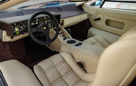 Wallpaper Lamborghini, Countach, LP5000 S, car interior, Lamborghini ...