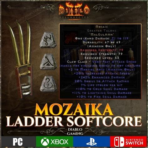 Diablo 2 Resurrected Mozaika Mosaic LADDER 5 D2R Wiśniewo Kup teraz