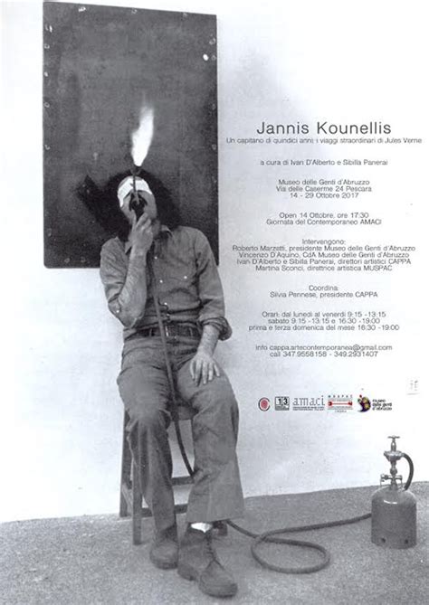 Jannis Kounellis Un Capitano Di Quindici Anni