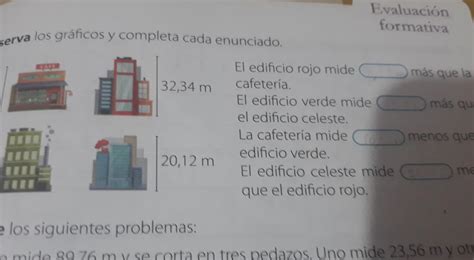 observa los gráficos y completa cada enunciado ayuda es para 5 de mayo