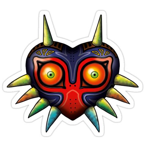 Majoras Mask Zelda Stickers By Nipponolife Redbubble